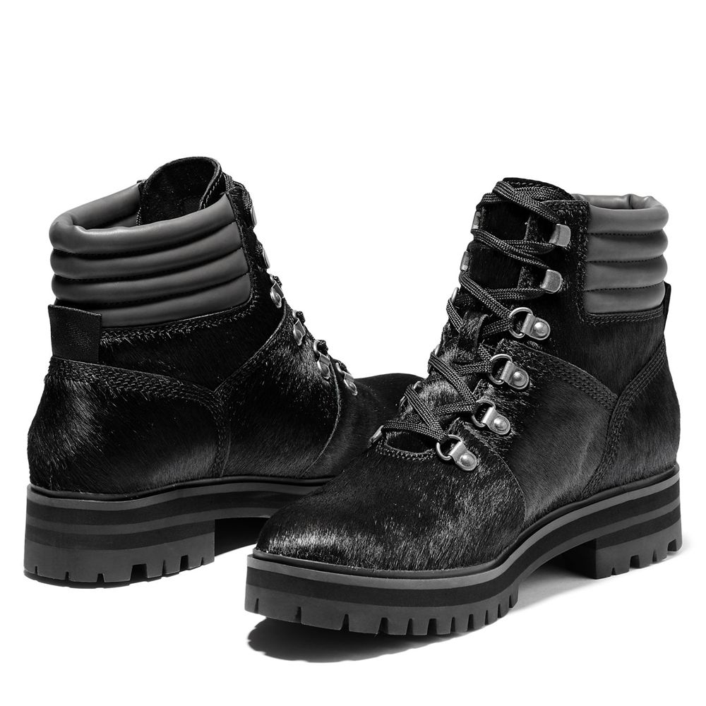 Botas Con Cordones Timberland Argentina Mujer - London Square - Negras - ILOHYX-365